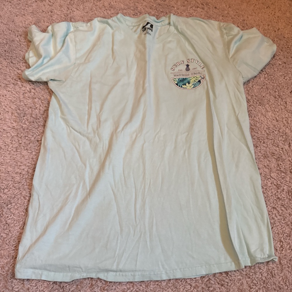 Surf Style Mint Green Tee